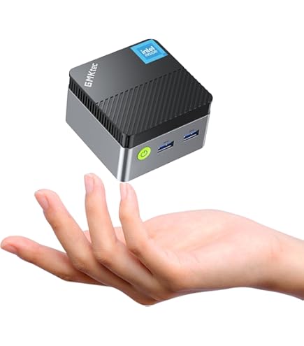 GMKtec Mini PC NucBox G5, Intel 12th Gen Alder Lake N97 (up to 3.6